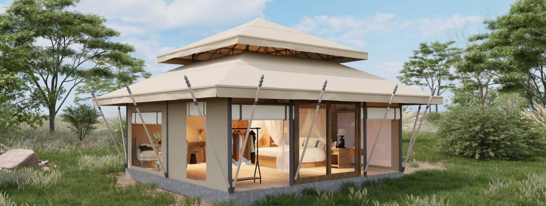 宿松县户外野奢帐篷